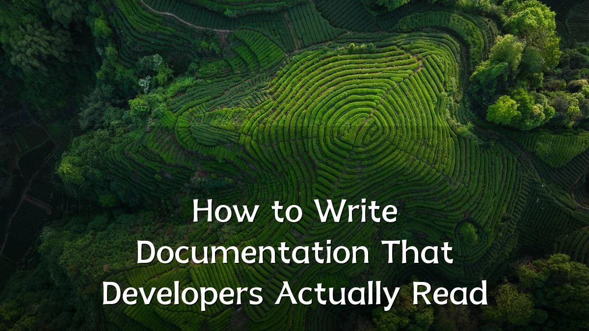 How to Write Documentation That Developers Actually Read