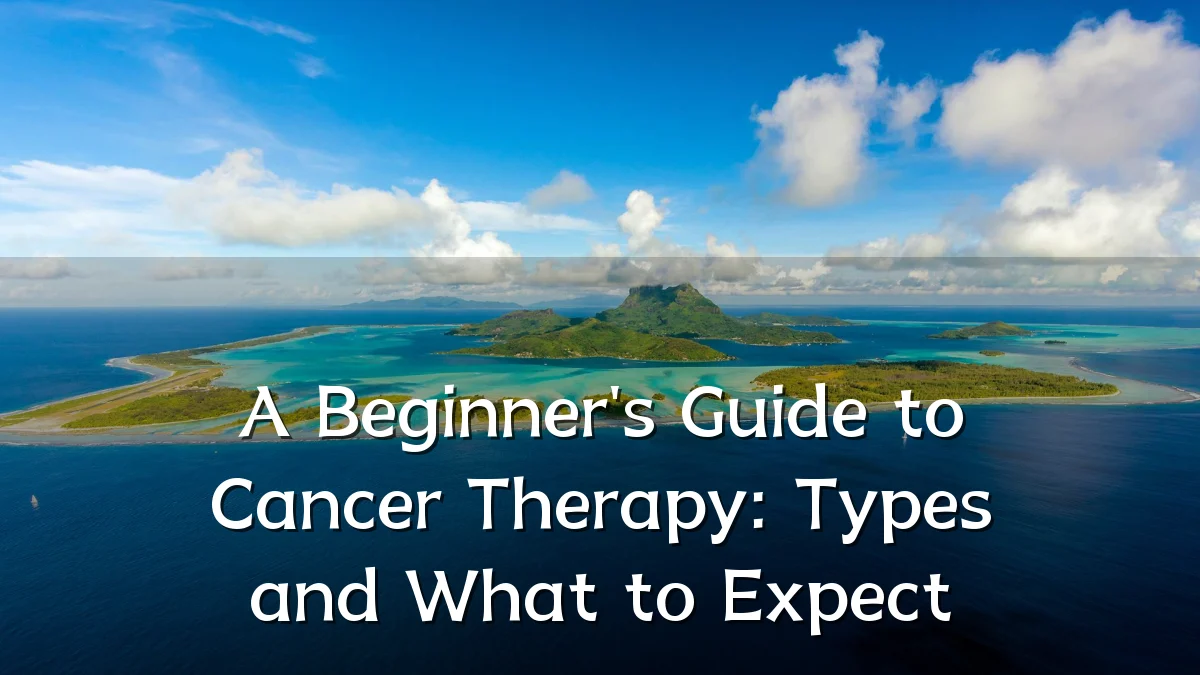 A Beginner's Guide to Cancer Therapy: Types and What to Expect