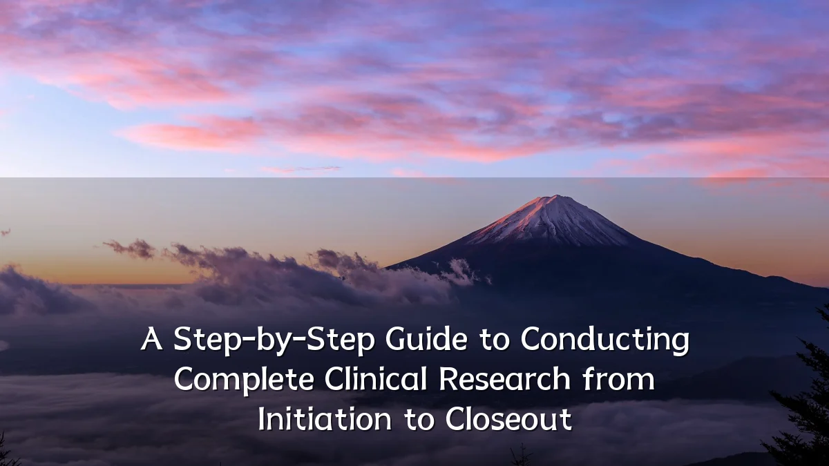A Step-by-Step Guide to Conducting Complete Clinical Research from Initiation to Closeout