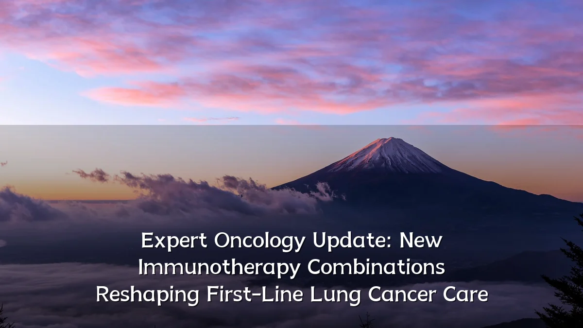 Expert Oncology Update: New Immunotherapy Combinations Reshaping First-Line Lung Cancer Care