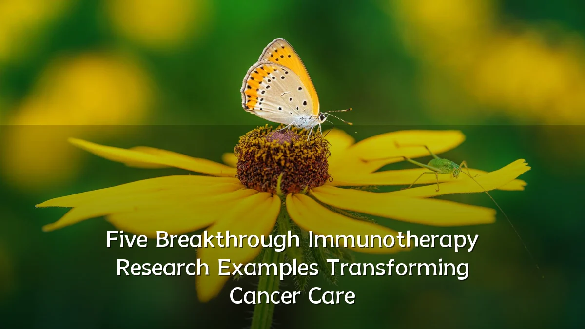 Five Breakthrough Immunotherapy Research Examples Transforming Cancer Care