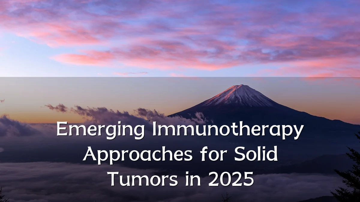 Emerging Immunotherapy Approaches for Solid Tumors in 2025