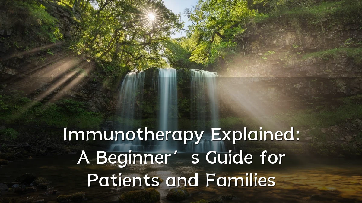 Immunotherapy Explained: A Beginner’s Guide for Patients and Families