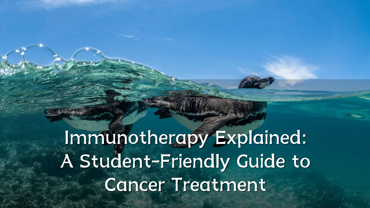 Immunotherapy Explained: A Student-Friendly Guide to Cancer Treatment